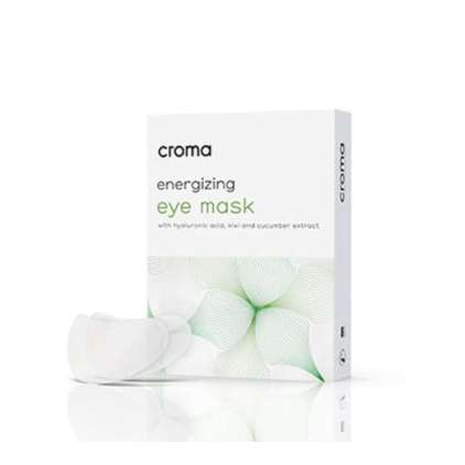 Masque yeux énergisant CROMA Extrait kiwi, concombre & HA