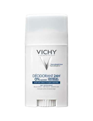 Vichy Déodorant 24H actif anti-odeur d'origine naturelle - Stick 40 ml