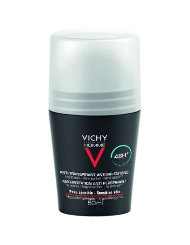 Vichy Homme Déodorant Peaux Sensibles 50 ml
