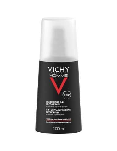Vichy Homme Deodorante Spray Ultra-Fresco 100ml