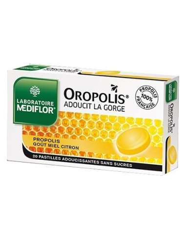 Mediflor Oropolis Pastilles Adoucissantes à Sucer x 20