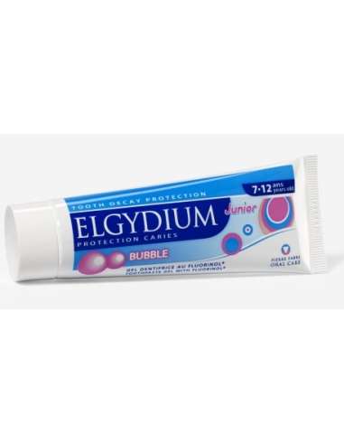 Elgydium ジュニア歯磨き粉バブルカリエスプロテクション 50ml 7/12 歳