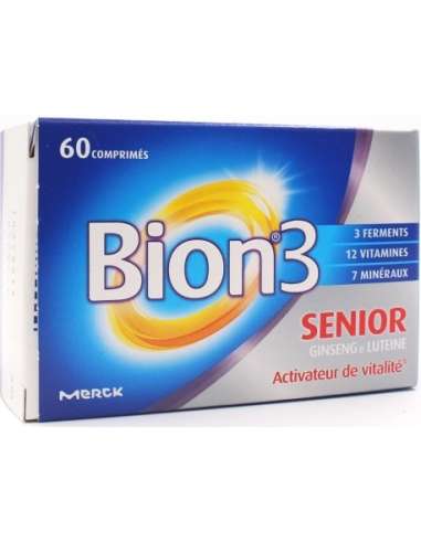 Bion3 Séniors Activateur de Vitalité 60 Comprimés