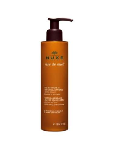 Nuxe Rêve de Miel Face Cleansing Gel and Make-up Remover 200ml