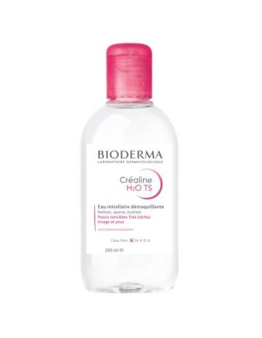 Bioderma Créaline H2O TS, make-up remover micellar water for very dry skin 250 ml