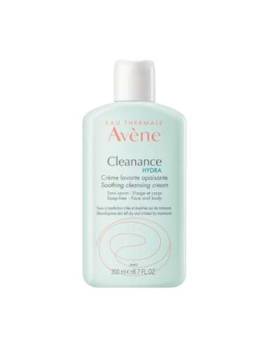 Avène Cleanance Hydra Crema limpiadora calmante para pieles secas e irritadas por tratamientos 200ml