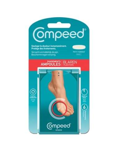 Compeed Small blister dressing x 6