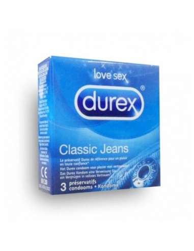 Durex Condom Classic Jeans x 3
