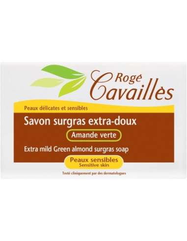 Rogé Cavaillès Extra-mild Surgras Soap Green Almond 150 G