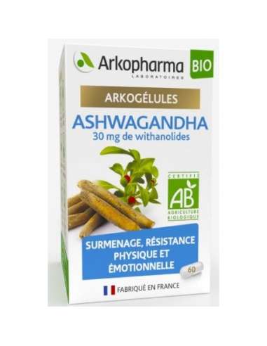 Arkopharma Arkogélules Ashwagandha Bio x60