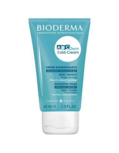 Bioderma ABCDerm Cold-Cream Crème bébé, soin nourrissant 45 ml