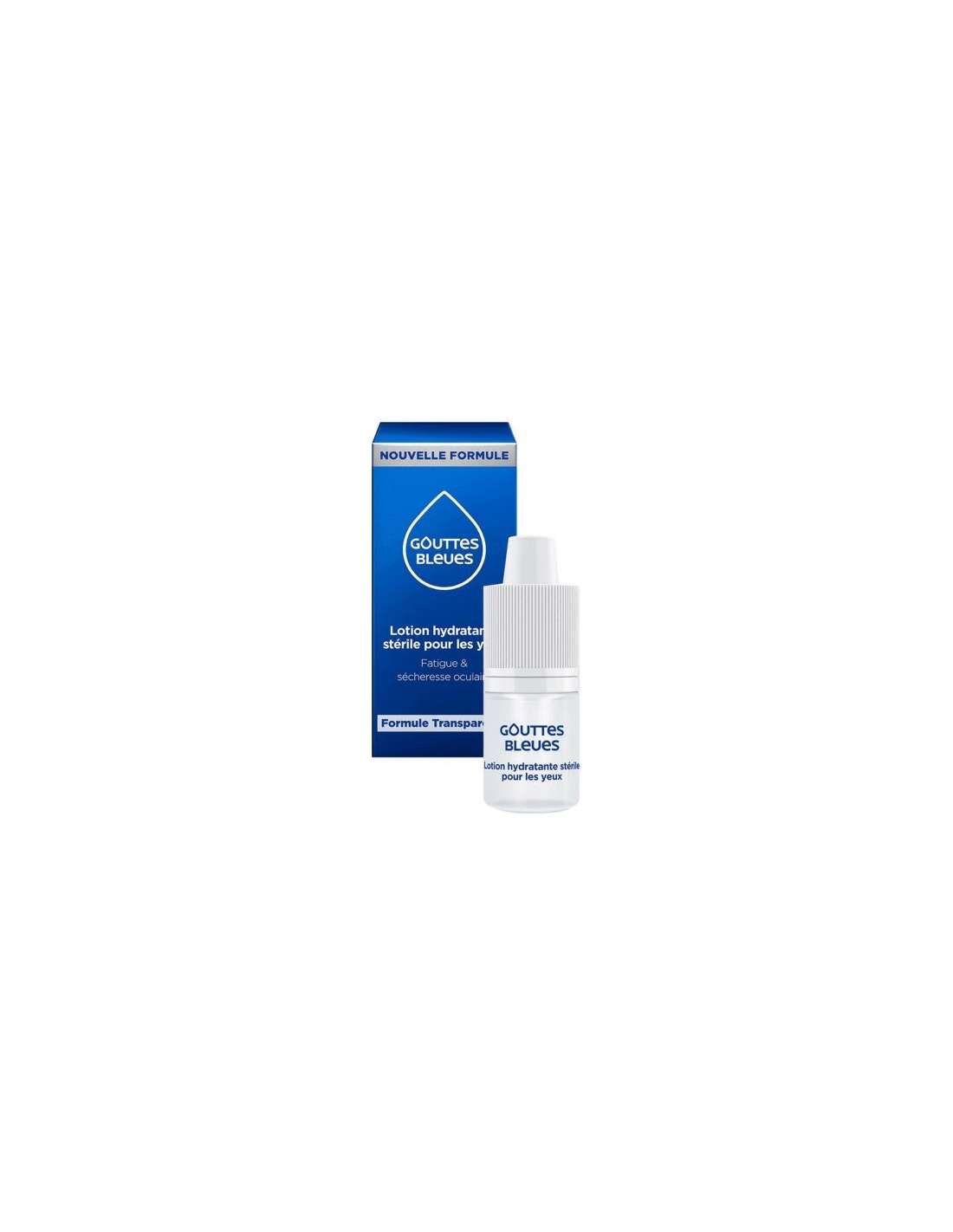 Gouttes Bleues - LOTION HYDRATANTE STERILE POUR LES YEUX - Fatigue