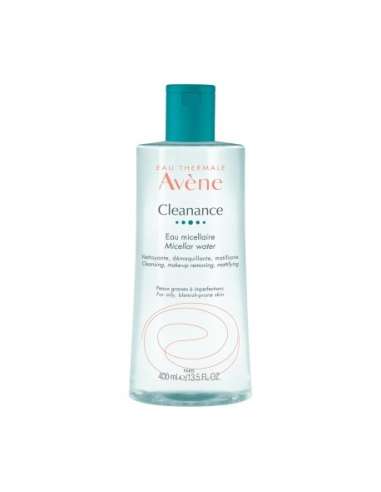 Avène Cleanance Cleansing Micellar Water mattifying combination, oily skin with imperfections or acne-prone skin 400ml