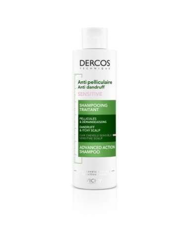 Vichy Dercos Technique Antidandruff Sensitive Treatment Shampoo Empfindliche Kopfhaut 200 ml