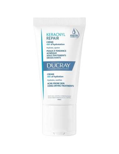 Ducray Keracnyl Repair Compensating face cream for skin dryness induced by oral anti-acne treatment 50 ml