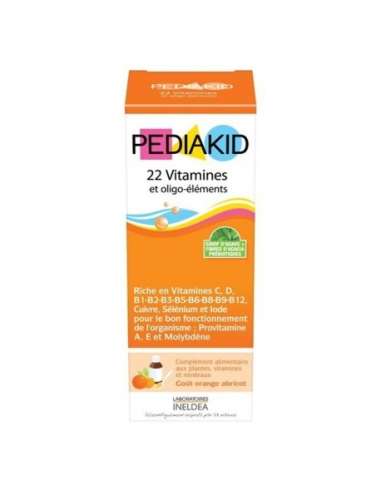 Pediakid 22 ビタミン & 微量元素 125ml