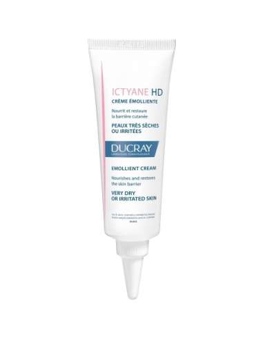 Ducray Ictyane HD Crema emolliente nutriente per pelli molto secche o irritate 50ml
