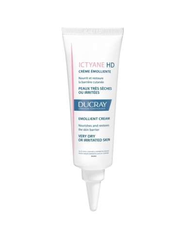 Ducray Ictyane HD Nährende, erweichende Creme für sehr trockene oder gereizte Haut, 50 ml