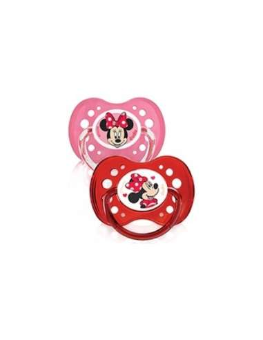 Dodie Sucette Silicone + 18 mois Minnie x 2