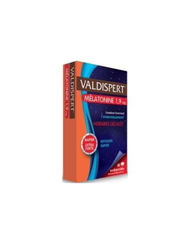 Valdispert Mélatonine 1.9 mg Comprimés Orodispersibles x 40