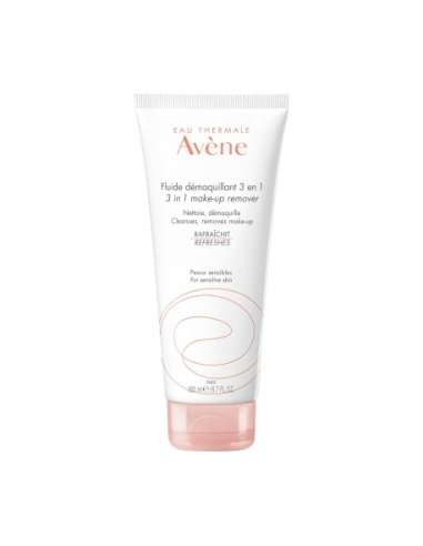 Avène Les Essentiels 3in1 make-up remover fluid without rinsing face, eyes and lips 200ml