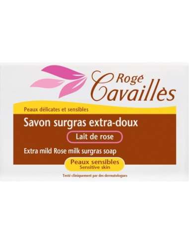 Rogé Cavaillès Extra-mild surgras soap rose milk 150g