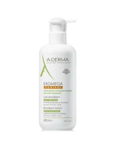 A-Derma Exomega Control Emollient Milk 400ml
