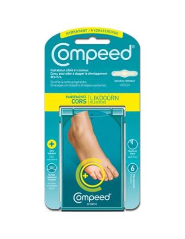 Compeed Pansements Cors Hydratant x 6