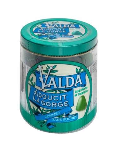Valda Gums Mint and Eucalyptus flavor Without sugar 160g