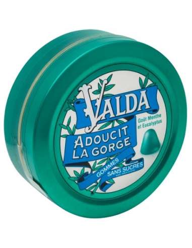 Valda Gums Mint and Eucalyptus flavor Without sugar 50g