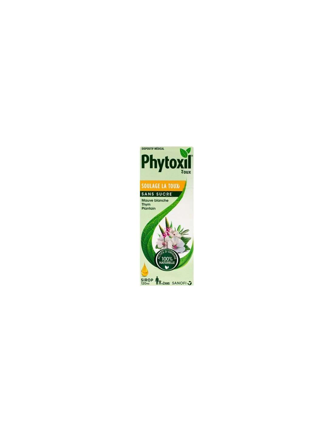 Sirop toux sèches et grasses sans sucre Phytoxil Sanofi - 120ml