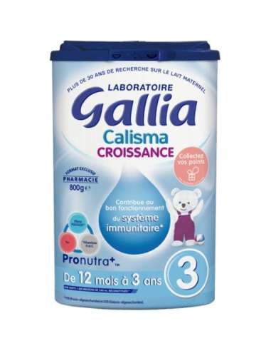 Gallia 3 Calisma Croissance Lait De 12 Mois à 3 Ans 800 g