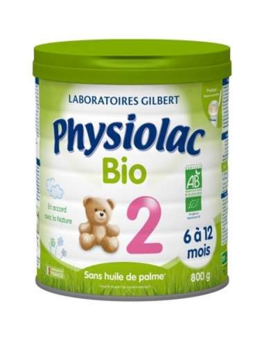 Physiolac 2 Organic 6 to 12 Months 800g
