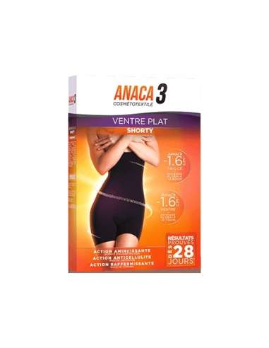 Anaca 3 Flat Belly Shorty L/XL Black