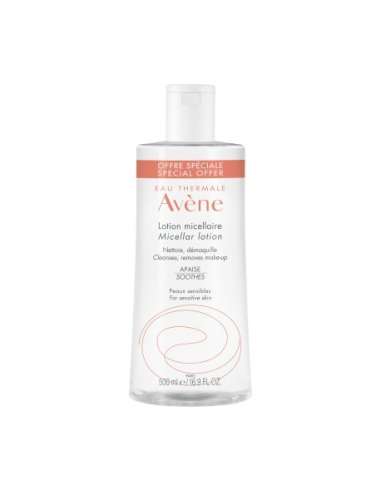 Avène Les Essentiels Micellar lotion face, eyes and lips 500ml