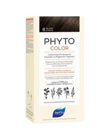 Phyto Phytocolor Permanent Color 6 Dark Blonde