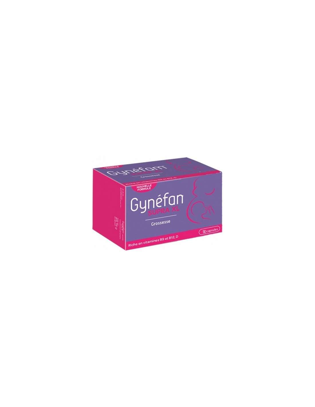 Gynefam Supra XL: Pregnancy Supplement Vitamin B9 and D, Iodine - 90