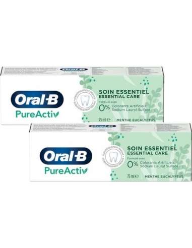Oral-B Dentifrice PureActiv 2 x 75 ml