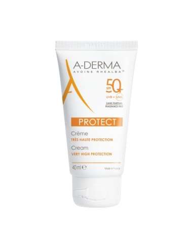 A-Derma Protect Crème Sans Parfum Spf 50+ 40 ml