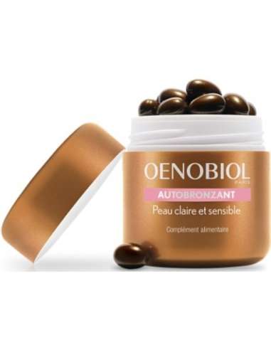 Oenobiol Self-Tanning Clear And Sensitive Skin 60 Capsules