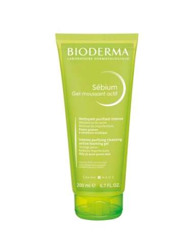 Bioderma Sébium Active Foaming Gel, combination to oily skin 200ml