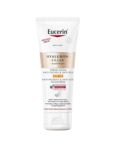 Eucerin Hyaluron Filler + Elasticity Crème Mains Anti-Taches Et Anti-Age Spf 30 75 ml