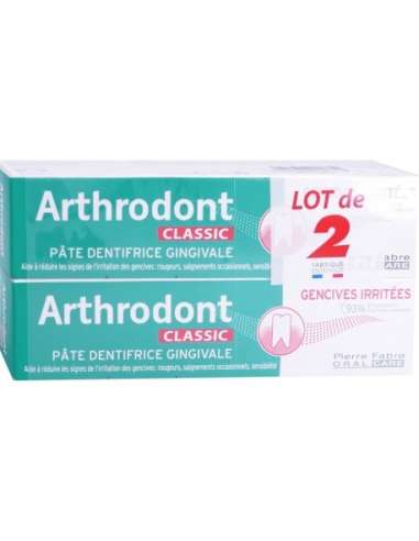 Arthrodont Classic Gingival Toothpaste 75ml x2