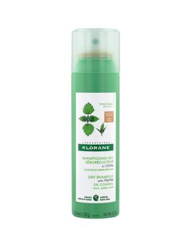 Klorane Ortie Seboreducing dry shampoo with Nettle The tinted oily brown to brown hair 150ml