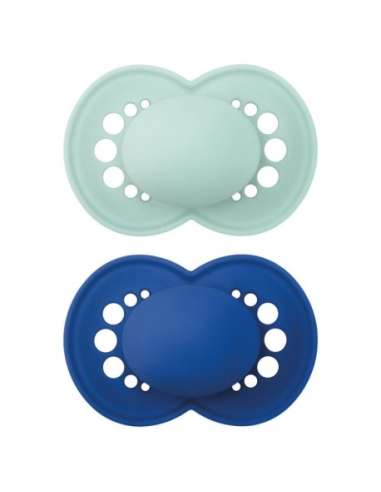 MAM Plain Nature Silicone Pacifiers +16 months