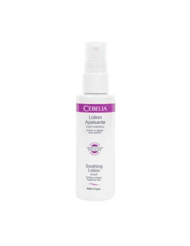 Loción calmante para el cabello