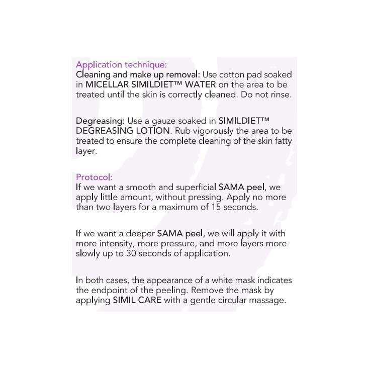 SAMA PEEL - SIMILDIET, peeling anti acné